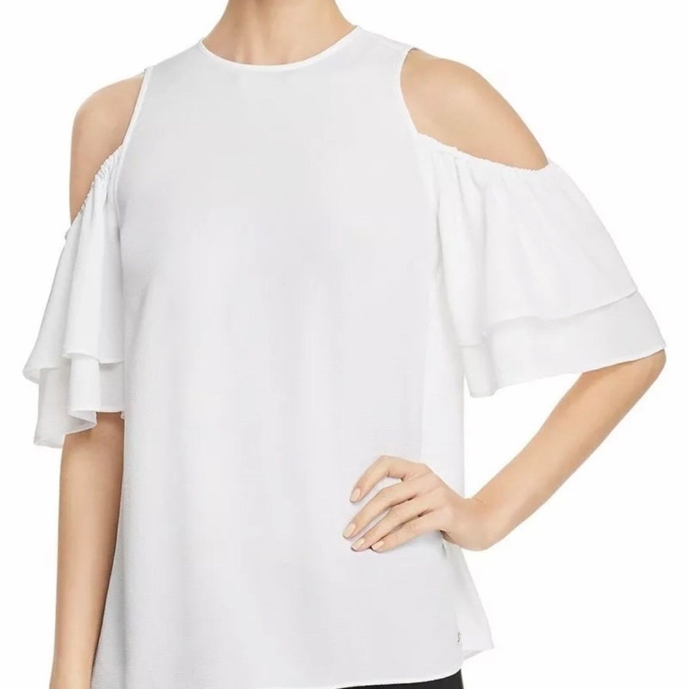 NWT Michael Kors Cold Shoulder Top